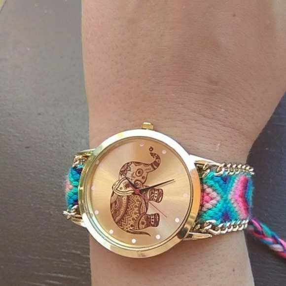 Boho Elephant Friendship Bracelet Watch - Picture 3 of 5